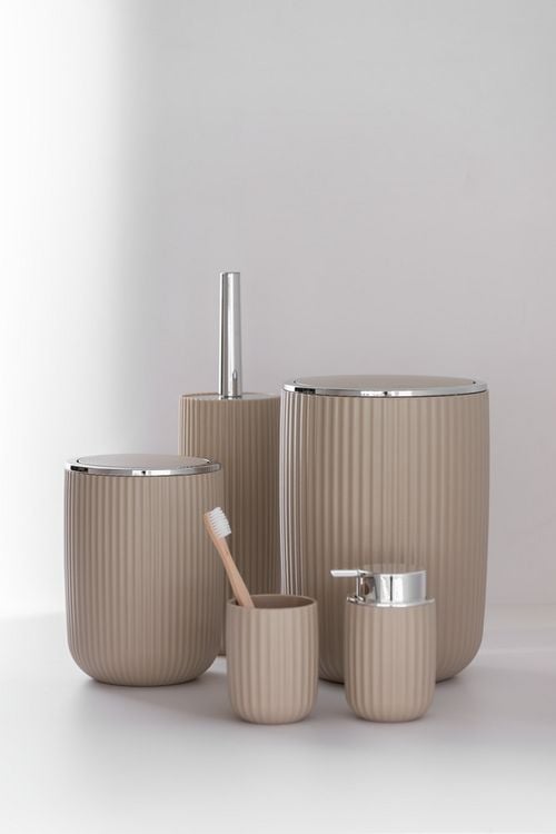 Produktbild: WC-Garnitur Mod. Agropoli Beige, aus Kunststoff