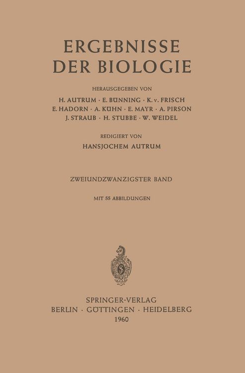 Produktbild: Ergebnisse der Biologie