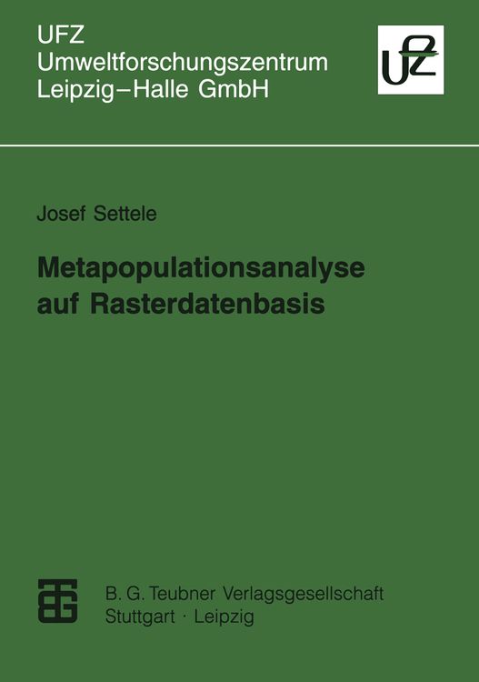 Produktbild: Metapopulationsanalyse auf Rasterdatenbasis