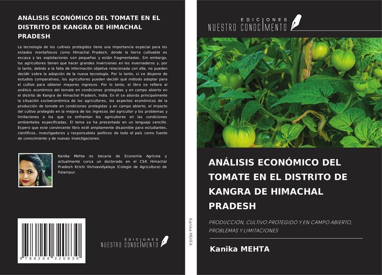 Produktbild: An&aacute;lisis Econ&oacute;mico Del Tomate En El Distrito De Kangra De Himachal Pradesh