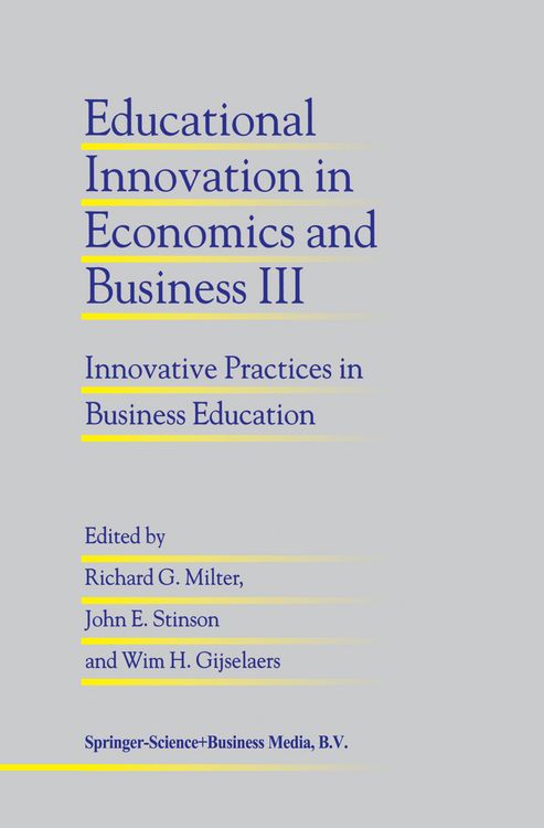 Produktbild: Educational Innovation in Economics and Business III