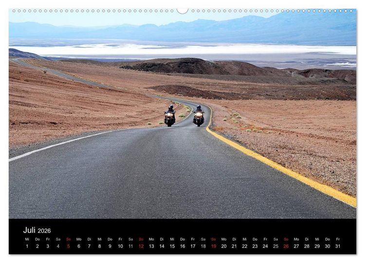 Produktbild: Born to be Wild - Mit der Harley durch den S&uuml;dwesten der USA (Wandkalender 2026 DIN A2 quer), CALVENDO Monatskalender