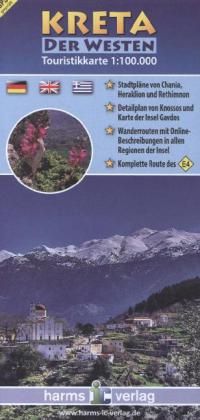 Produktbild: Kreta blatt 1 der western 1:100 000