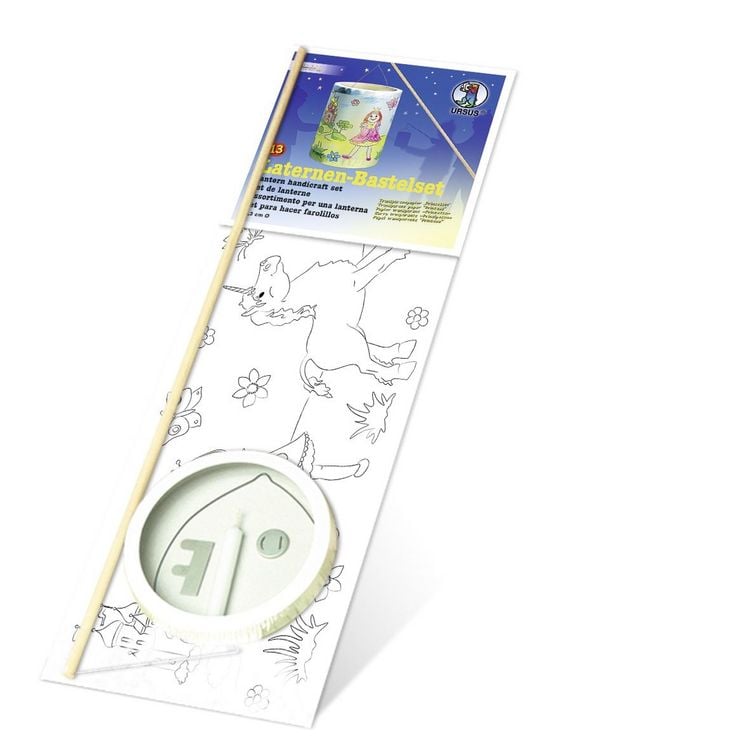 Produktbild: URSUS Laternenzeit Laternen-Bastelset zum Ausmalen Prinzessin, Set 13
