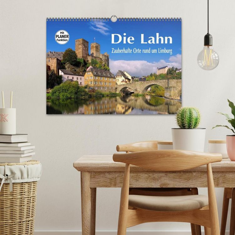 Produktbild: Die Lahn - Zauberhafte Orte rund um Limburg (Wandkalender 2026 DIN A3 quer), CALVENDO Monatskalender