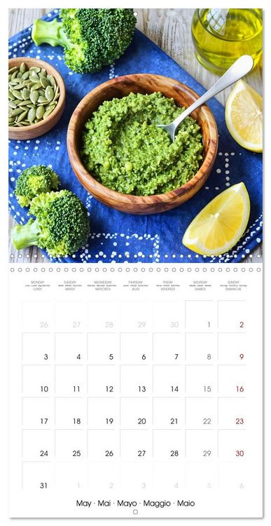 Produktbild: Zero Waste Pesto - From Scraps to Color &ndash; Vibrant Kitchen Magic (Wall Calendar 2027 12 &times; 12 Inch) CALVENDO 12 Month Wall Calendar
