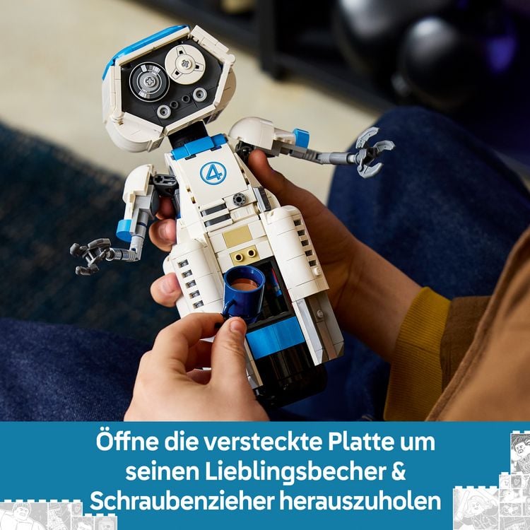 Produktbild: LEGO ǀ Marvel 76339 The Fantastic Four H.E.R.B.I.E., Bauset zum Spielen und Sammeln