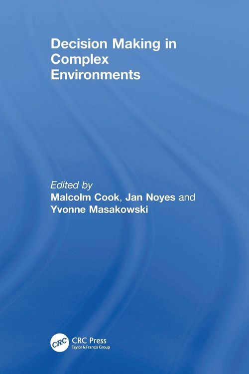 Produktbild: Decision Making in Complex Environments