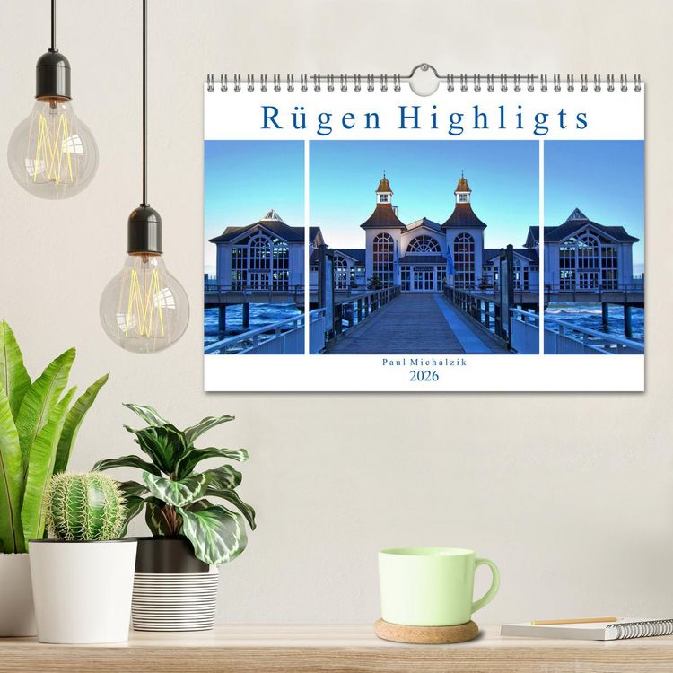 Produktbild: R&uuml;gen Highlights (Wandkalender 2026 DIN A4 quer), CALVENDO Monatskalender