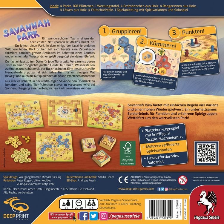 Produktbild: Savannah Park (Spiel)