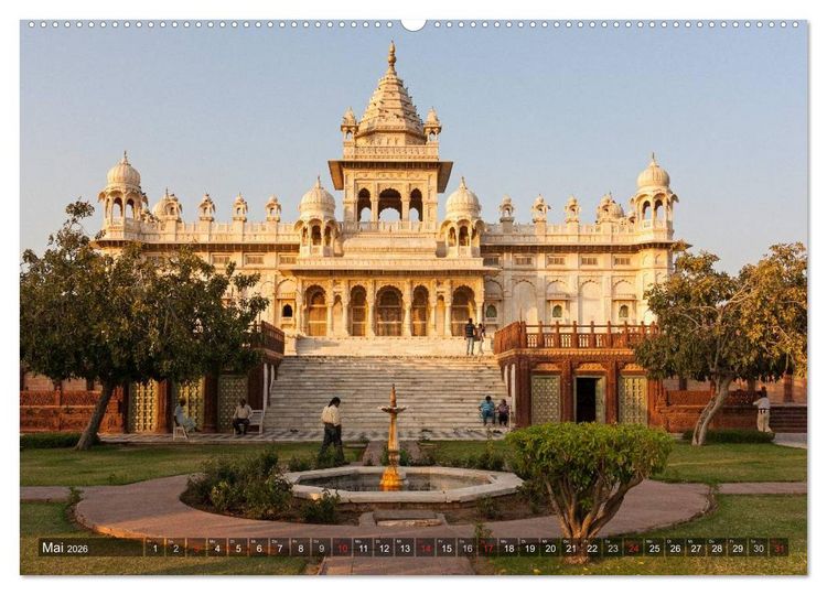 Produktbild: INDIEN - bunt und geheimnisvoll (Wandkalender 2026 DIN A2 quer), CALVENDO Monatskalender