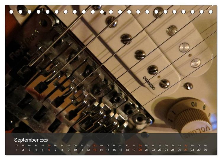 Produktbild: Instrumenten Perspektiven (Tischkalender 2026 DIN A5 quer), CALVENDO Monatskalender