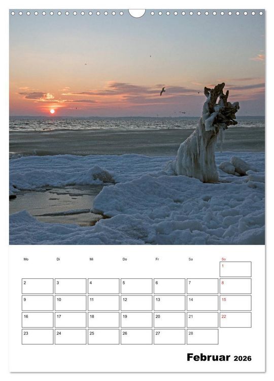 Produktbild: Ostsee. Urlaubsfeeling pur (Wandkalender 2026 DIN A3 hoch), CALVENDO Monatskalender