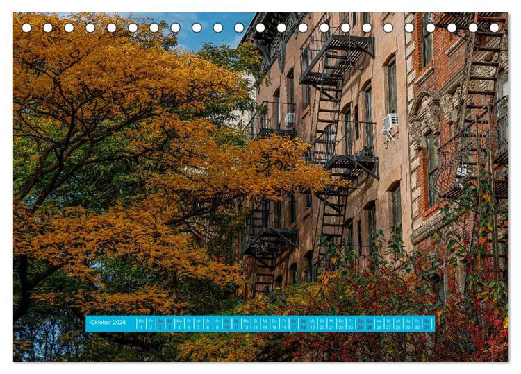 Produktbild: Sechs Tage New York (Tischkalender 2026 DIN A5 quer), CALVENDO Monatskalender