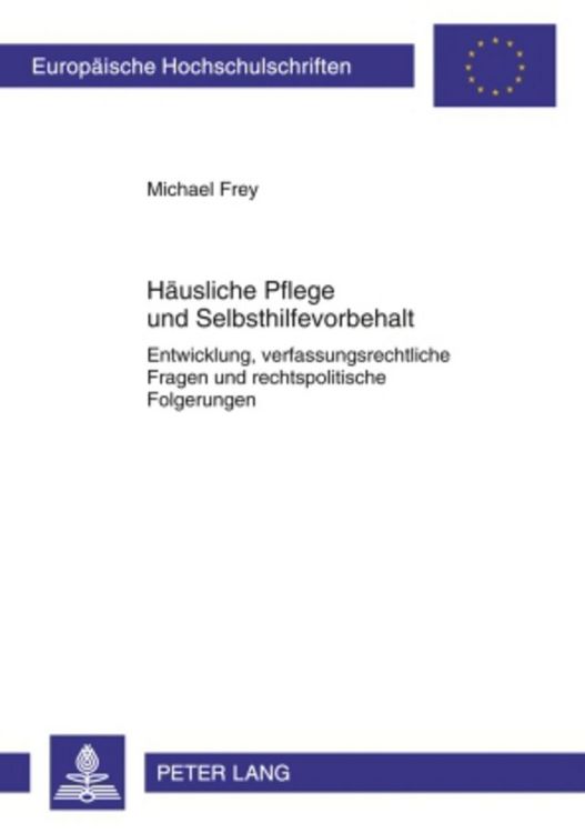 Produktbild: Haeusliche Pflege und Selbsthilfevorbehalt