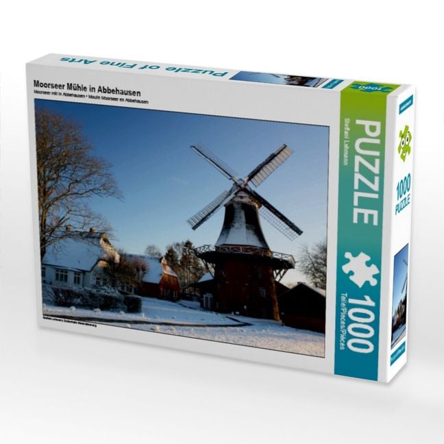 Produktbild: CALVENDO Puzzle Moorseer M&uuml;hle in Abbehausen | 1000 Teile Lege-Gr&ouml;&szlig;e 64x48cm Foto-Puzzle f&uuml;r gl&uuml;ckliche Stunden