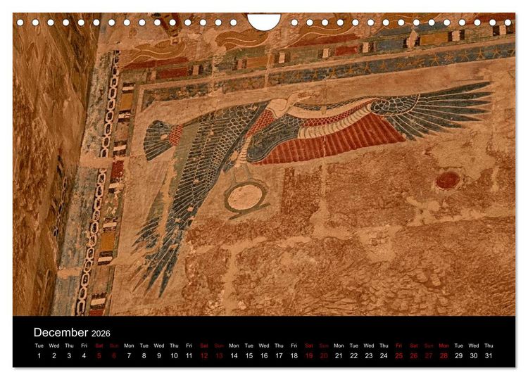 Produktbild: On the trail of the ancient Egypt (Wall Calendar 2026 DIN A4 landscape), CALVENDO 12 Month Wall Calendar