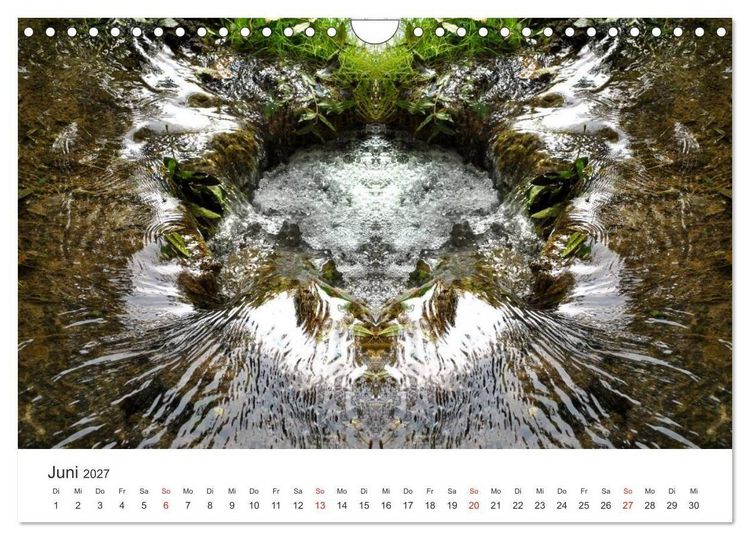 Produktbild: Spiegelwelten - Natur anders sehen (Wandkalender 2027 DIN A4 quer), CALVENDO Monatskalender