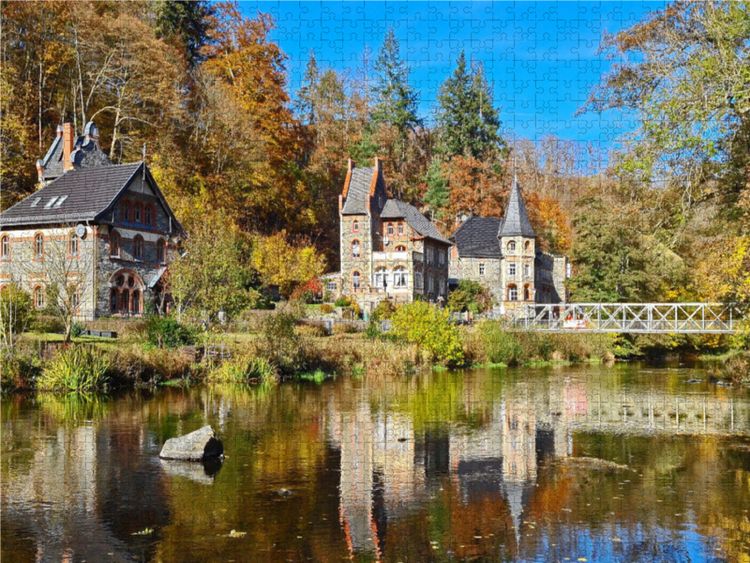 Produktbild: CALVENDO Puzzle Treseburg an der Bode | 1000 Teile Lege-Gr&ouml;&szlig;e 64x48cm Foto-Puzzle f&uuml;r gl&uuml;ckliche Stunden