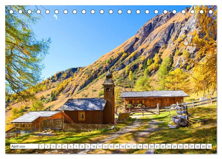 Produktbild: Kals am Gro&szlig;glockner (Tischkalender 2026 DIN A5 quer), CALVENDO Monatskalender
