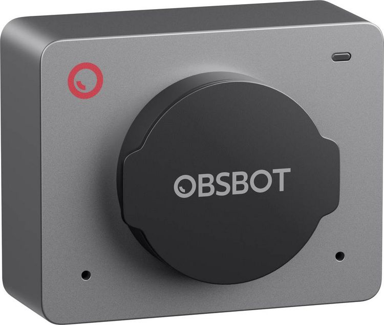 Produktbild: Obsbot MEET 2 4K-Webcam 3840 x 2160 Pixel Schnelles Auto-Tracking per AI, Magnet-Halterung, Gestensteuerung, Mikrofon