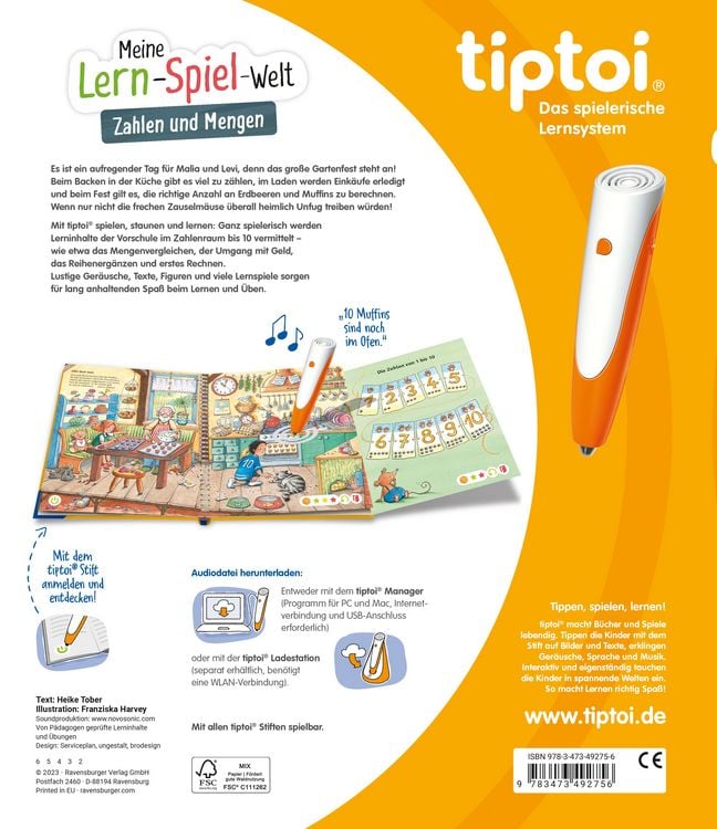 Produktbild: tiptoi&reg; Meine Lern-Spiel-Welt - Zahlen und Mengen