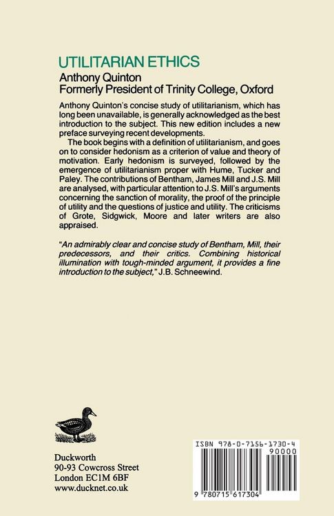 Produktbild: Utilitarian Ethics