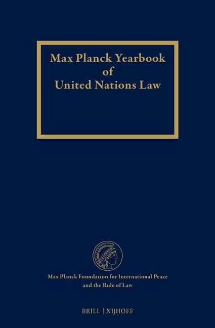 Produktbild: Max Planck Yearbook of United Nations Law