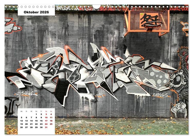 Produktbild: Hamburg Graffiti (Wandkalender 2026 DIN A3 quer), CALVENDO Monatskalender