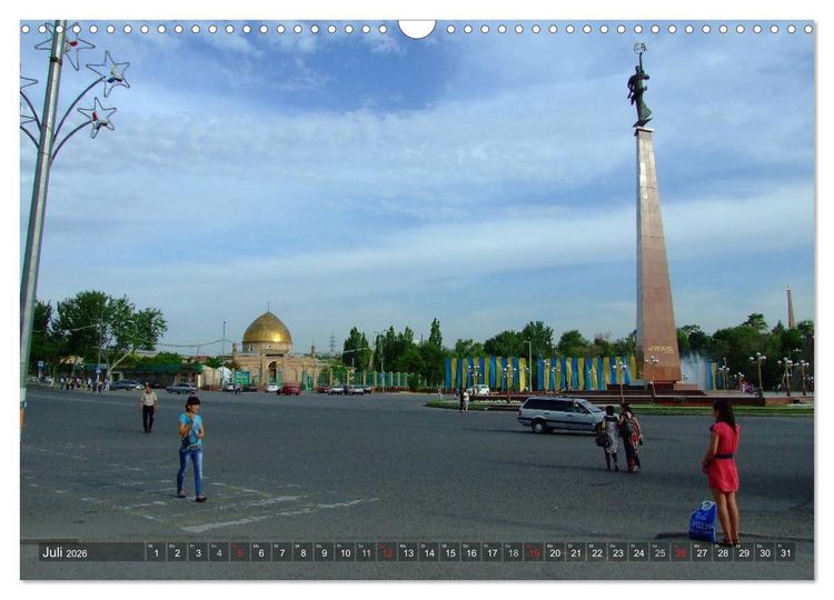 Produktbild: Kasachstan - Eine Bilder-Reise (Wandkalender 2026 DIN A3 quer), CALVENDO Monatskalender