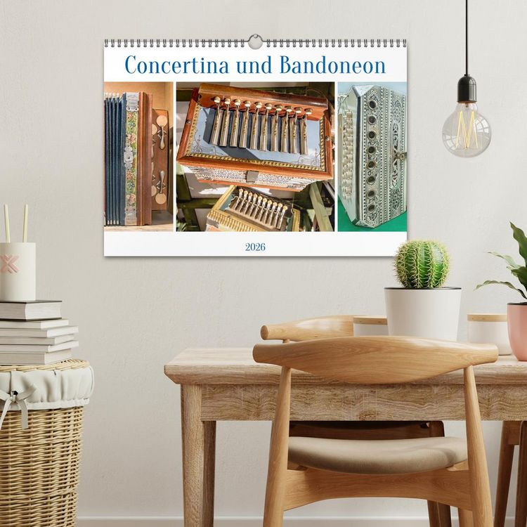 Produktbild: Concertina und Bandoneon (Wandkalender 2026 DIN A3 quer), CALVENDO Monatskalender