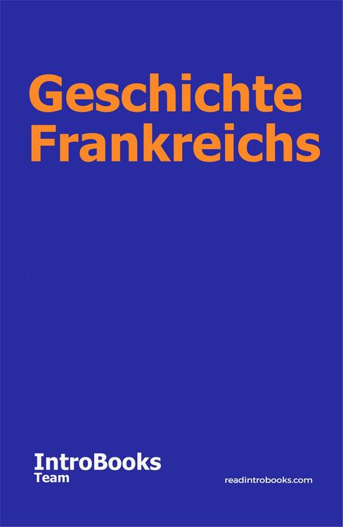 Produktbild: Geschichte Frankreichs