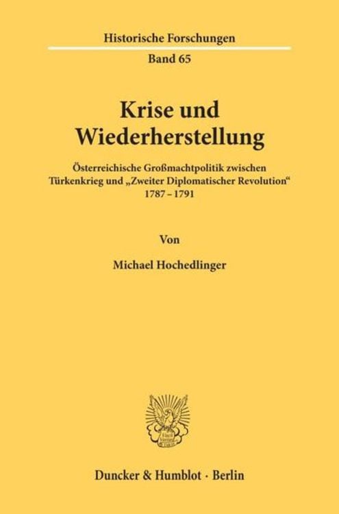 Bild vom Artikel Krise und Wiederherstellung. vom Autor Michael Hochedlinger
