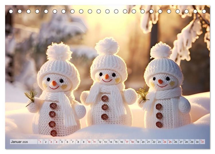 Produktbild: H&auml;kelliebe - Fantasie in Maschen einfangen (Tischkalender 2026 DIN A5 quer), CALVENDO Monatskalender