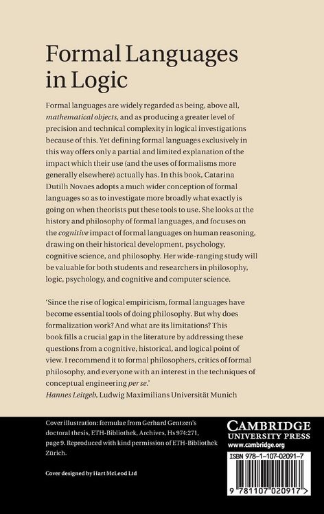 Produktbild: Formal Languages in Logic