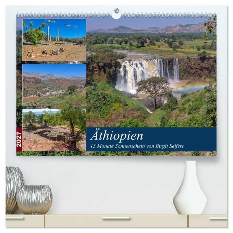 Produktbild: &Auml;thiopien - 13 Monate Sonnenschein (hochwertiger Premium Wandkalender 2027 DIN A2 quer), Kunstdruck in Hochglanz