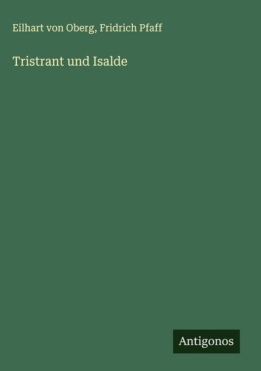 Produktbild: Tristrant und Isalde