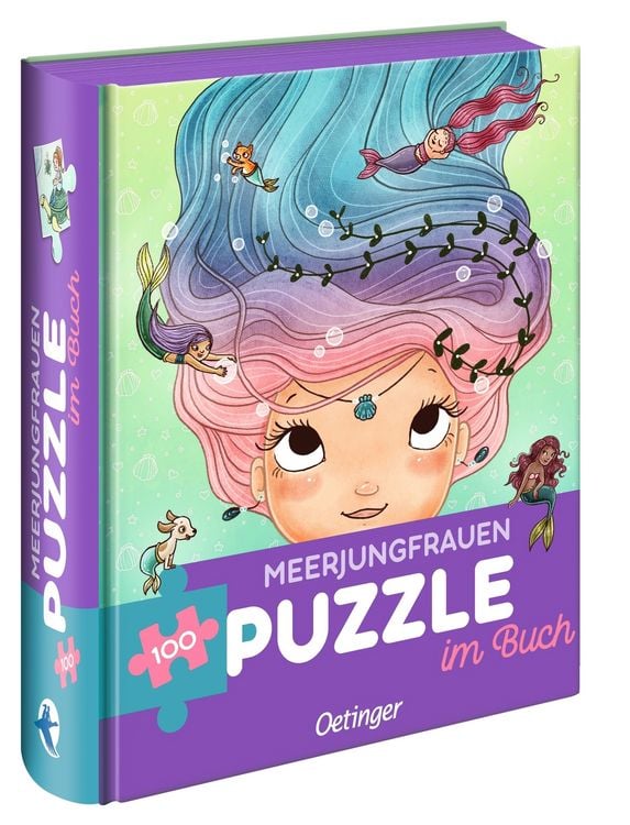 Produktbild: Meerjungfrauen. Puzzle im Buch. 100 Teile