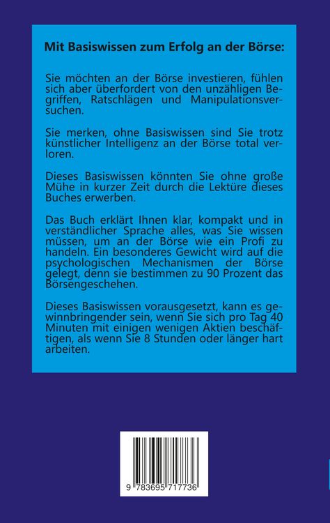 Produktbild: Mit Basiswissen zum Erfolg an der B&ouml;rse