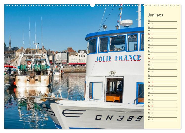 Produktbild: Zauberhafte Normandie: Frankreichs wilde, wunderbare K&uuml;ste (hochwertiger Premium Wandkalender 2027 DIN A2 quer), Kunstdruck in Hochglanz
