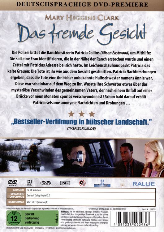 Produktbild: Mary Higgins Clark's - DAS FREMDE GESICHT