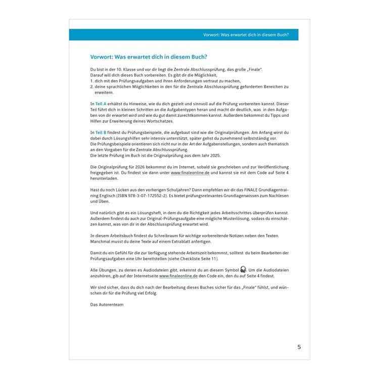 Produktbild: FiNALE - Pr&uuml;fungstraining Mittlerer Schulabschluss Nordrhein-Westfalen