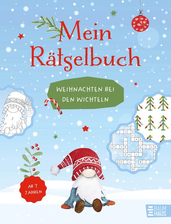 Produktbild: Mein R&auml;tselbuch - Weihnachten bei den Wichteln