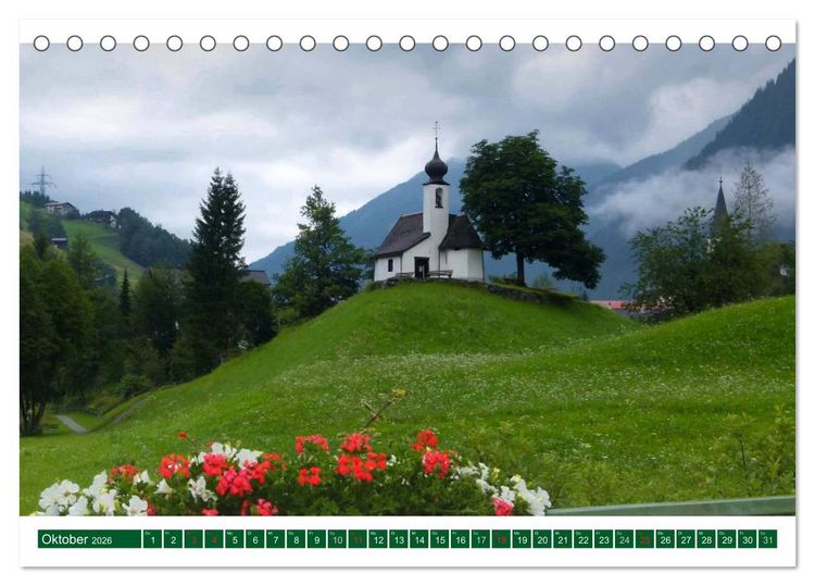 Produktbild: Montafon (Tischkalender 2026 DIN A5 quer), CALVENDO Monatskalender