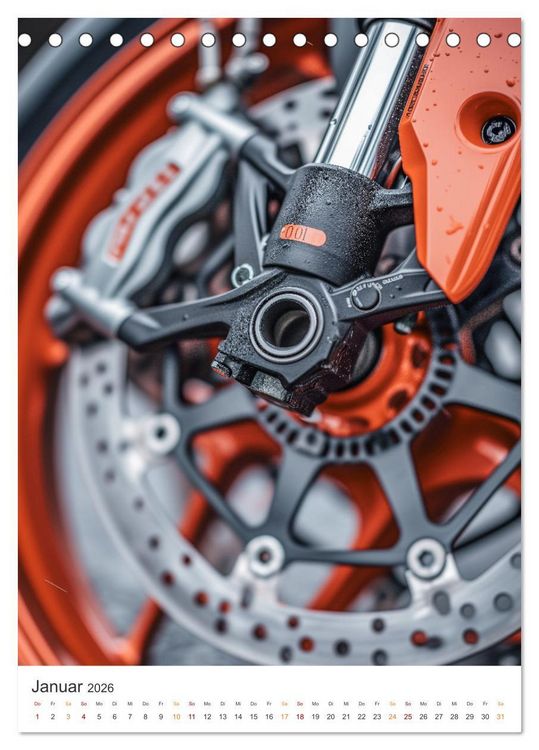 Produktbild: Motorradsport (Tischkalender 2026 DIN A5 hoch), CALVENDO Monatskalender