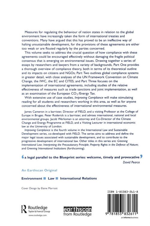 Produktbild: Improving Compliance with International Environmental Law