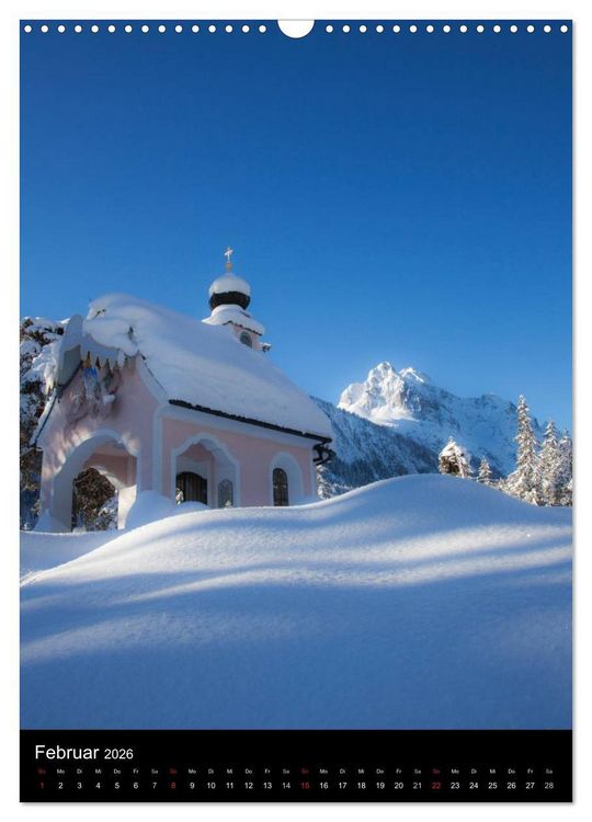 Produktbild: Bergblicke - Mittenwald (Wandkalender 2026 DIN A3 hoch), CALVENDO Monatskalender