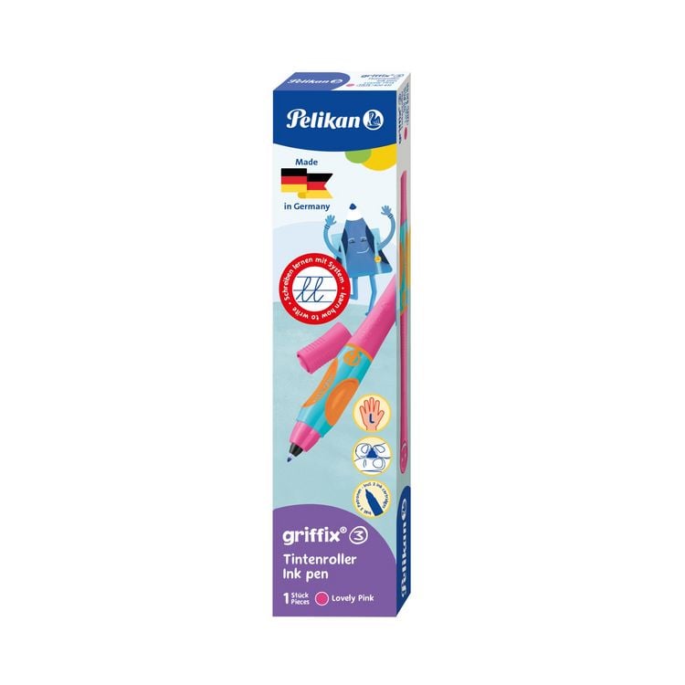Produktbild: Pelikan Tintenschreiber griffix&reg; f&uuml;r Linksh&auml;nder, Lovely Pink