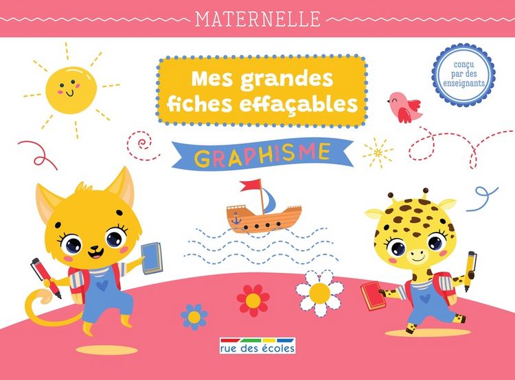 Produktbild: Graphisme : mes grandes fiches effa&ccedil;ables : maternelle