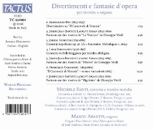 Produktbild: Divertimenti und Opernfantasien